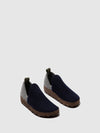 Round Toe Shoes CITY M NAVY/GREY